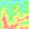 Topografische kaart Monsampietro Morico, hoogte, reliëf