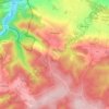 Topografische kaart Winenne, hoogte, reliëf