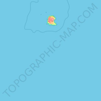 Topografische kaart Ilhas Selvagens, hoogte, reliëf