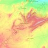 Topografische kaart Djebel Messaad, hoogte, reliëf