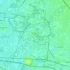 Topografische kaart Renswoude, hoogte, reliëf