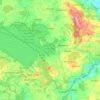 Topografische kaart Giekau, hoogte, reliëf