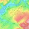 Topografische kaart Stembert, hoogte, reliëf