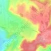 Topografische kaart Hermelinghen, hoogte, reliëf