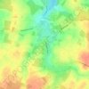 Topografische kaart Buvingen, hoogte, reliëf