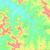 Topografische kaart São Paulo das Missões, hoogte, reliëf