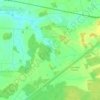 Topografische kaart Zanie-Leśnica, hoogte, reliëf