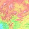Topografische kaart Kahramanmaraş, hoogte, reliëf