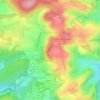 Topografische kaart Wehrshausen, hoogte, reliëf