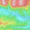Topografische kaart Gemeinde Payerbach, hoogte, reliëf