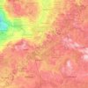 Topografische kaart Niémen, hoogte, reliëf
