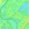 Topografische kaart Ohé en Laak, hoogte, reliëf