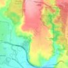 Topografische kaart Merrimu, hoogte, reliëf