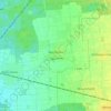 Topografische kaart Worfelden, hoogte, reliëf