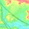 Topografische kaart Flore, hoogte, reliëf