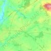 Topografische kaart Aron, hoogte, reliëf