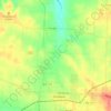 Topografische kaart Pottsboro, hoogte, reliëf