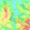 Topografische kaart Uzunmahmut Mahallesi, hoogte, reliëf