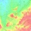 Topografische kaart Montaigu-le-Blin, hoogte, reliëf