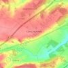 Topografische kaart Clairy-Saulchoix, hoogte, reliëf