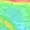 Topografische kaart دریاچه شهدای خلیج فارس, hoogte, reliëf