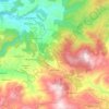 Topografische kaart Mechroha, hoogte, reliëf