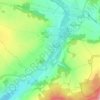 Topografische kaart Condécourt, hoogte, reliëf