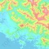 Topografische kaart Païta, hoogte, reliëf