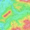 Topografische kaart Söll, hoogte, reliëf