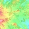 Topografische kaart Pozohondo, hoogte, reliëf