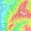 Topografische kaart Cerniat (FR), hoogte, reliëf