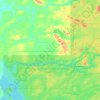 Topografische kaart Waswanipi (Land), hoogte, reliëf