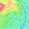 Topografische kaart Jungfernkopf, hoogte, reliëf