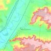 Topografische kaart Valoria la Buena, hoogte, reliëf