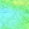 Topografische kaart Bekegem, hoogte, reliëf
