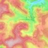 Topografische kaart Langenschiltach, hoogte, reliëf