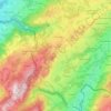 Topografische kaart 88175, hoogte, reliëf