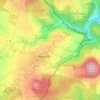 Topografische kaart Manrode, hoogte, reliëf
