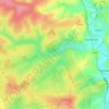 Topografische kaart Netheravon, hoogte, reliëf
