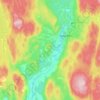 Topografische kaart Munkfors kommun, hoogte, reliëf