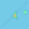 Topografische kaart Islas Chafarinas, hoogte, reliëf