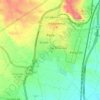 Topografische kaart Parla, hoogte, reliëf