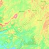 Topografische kaart Bắc Sơn, hoogte, reliëf