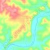 Topografische kaart Salesville, hoogte, reliëf