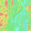 Topografische kaart Gracefield, hoogte, reliëf