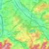 Topografische kaart 58093, hoogte, reliëf