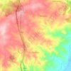 Topografische kaart Buenavista, hoogte, reliëf