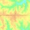 Topografische kaart Cincinnati, hoogte, reliëf