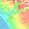 Topografische kaart Acate, hoogte, reliëf