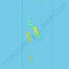 Topografische kaart หมู่เกาะพีพี, hoogte, reliëf